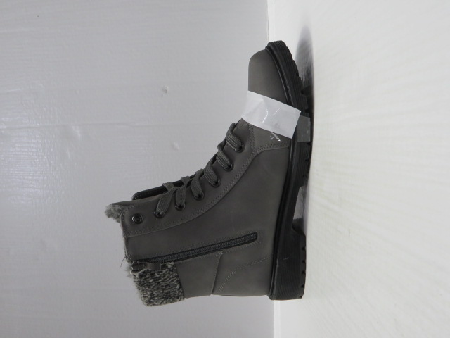 Botki damskie 3009-2 D.GREY 39-42 OCIEPLANE 1