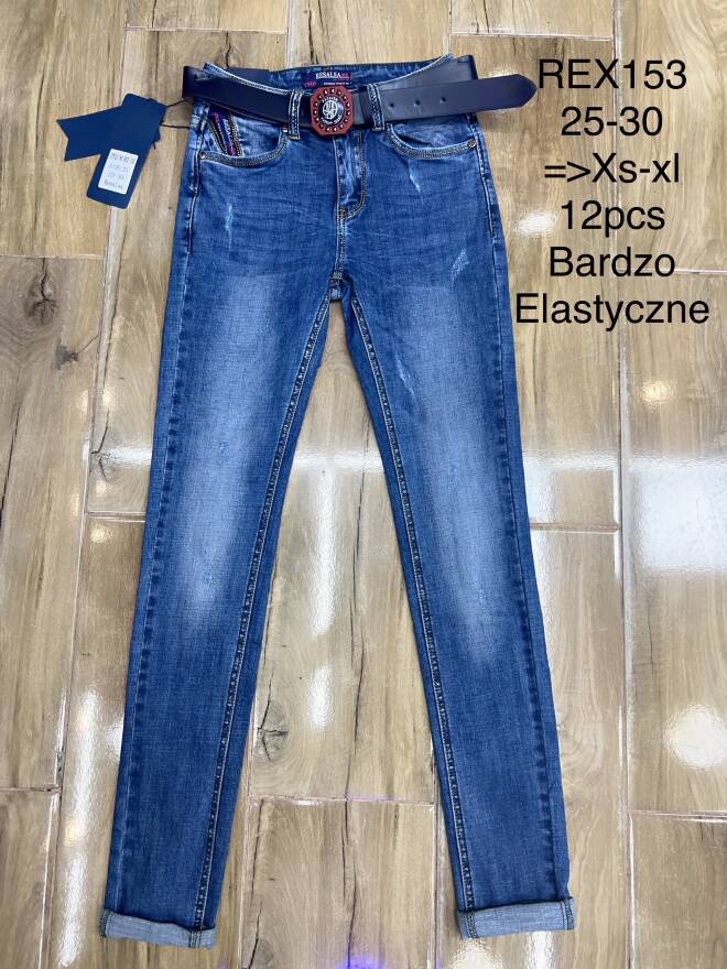 Jeansy damskie REX153 1 kolor  XS-XL 1