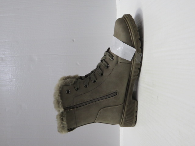 Botki damskie 3804-3 GREY 37-42 OCIEPLANE 1