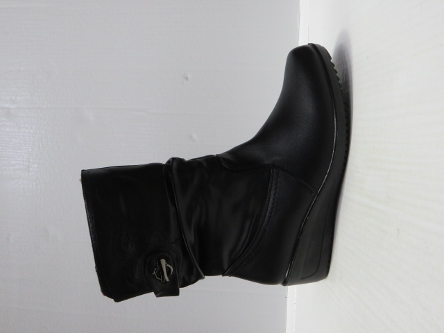 Botki damskie 7172 BLACK 37-42 OCIEPLANE