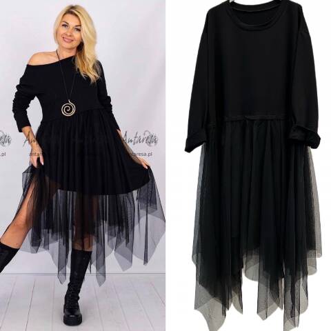 Sukienka damskie 9991 Mix kolor Standard (Towar Włoskie) 1