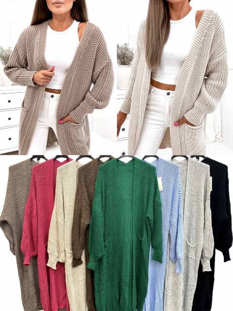 Narzutka damskie 9997 Mix kolor Standard (Towar Włoskie)