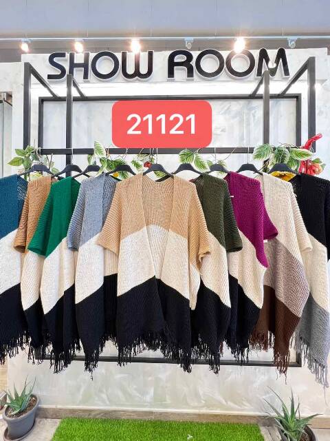 Narzutka damskie 21121 Mix kolor Standard (Towar Włoskie)