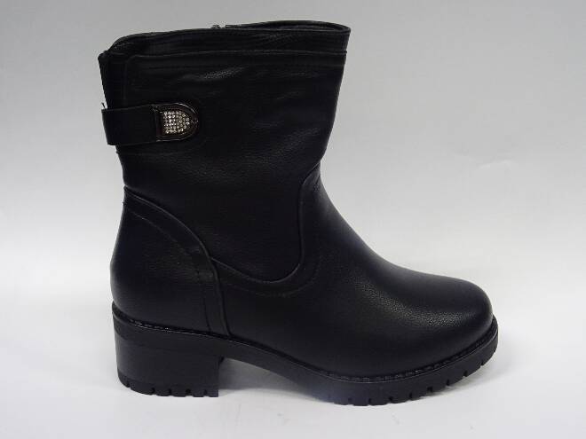 Botki damskie CC2262-1 JEDEN 36-41 OCIEPLANE
