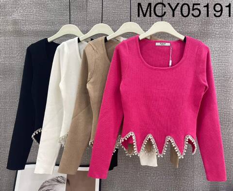 Sweter damskie MCY051891 Mix kolor Standard