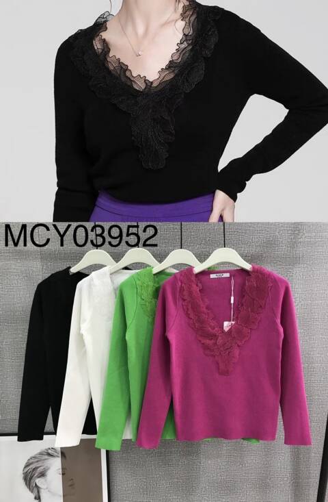 Sweter damskie MCY03952 Mix kolor Standard