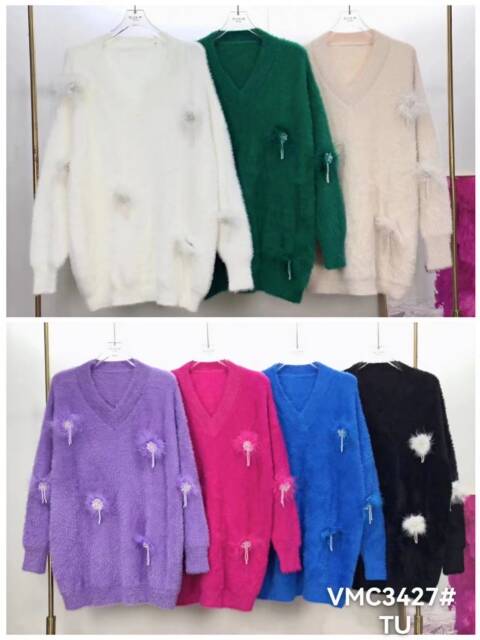 Sweter damskie VMC3427 Mix kolor Standard 1