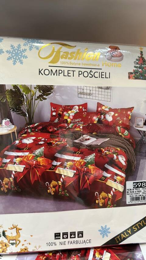 Komplet pościeli 4 części 1957 1 kolor 200x220cm 1