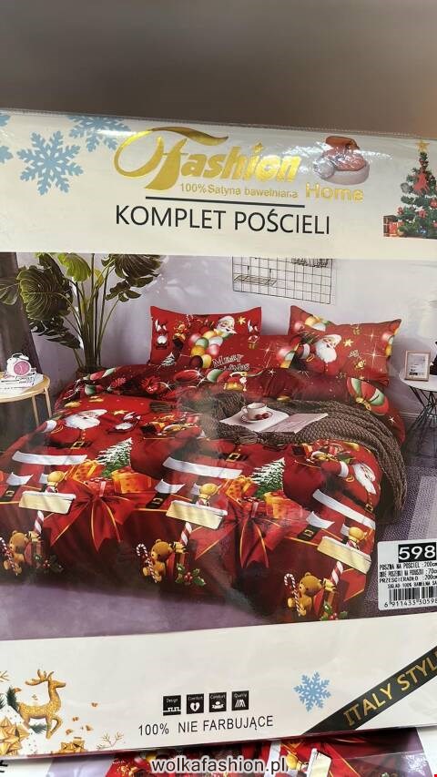 Komplet pościeli 4 części 1957 1 kolor 200x220cm 1