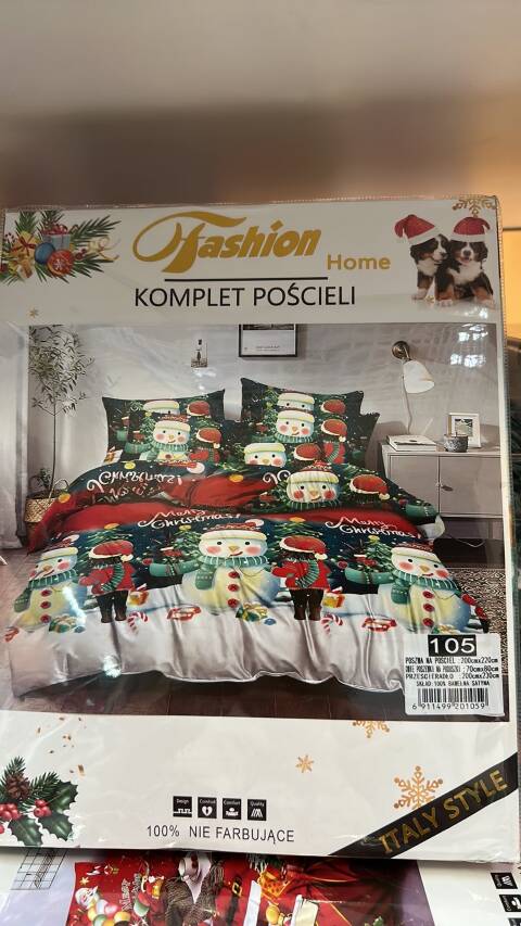 Komplet pościeli 4 części 1960 1 kolor 200x220cm