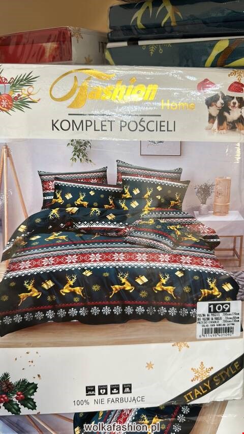 Komplet pościeli 4 części 1965 1 kolor 200x220cm 1