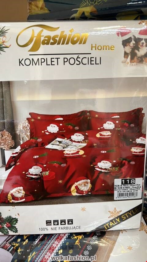 Komplet pościeli 4 części 1966 1 kolor 200x220cm 1