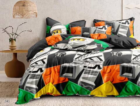 Komplet pościeli 3 części 2011 1 kolor 160x200cm