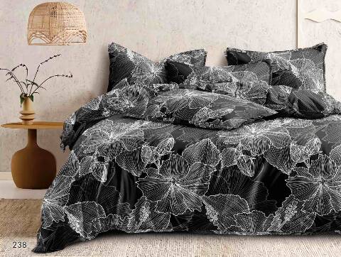 Komplet pościeli 3 części 2017 1 kolor 180x200cm