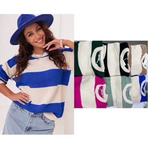 Sweter damskie 2433 Mix kolor Standard 1