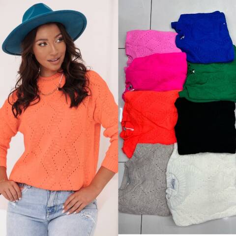 Sweter damskie 2436 Mix kolor Standard (Towar Tureckie) 1