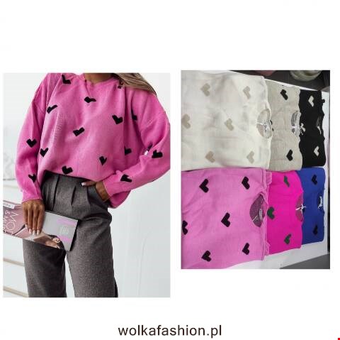 Sweter damskie 2444 Mix kolor Standard (Towar Tureckie) 1