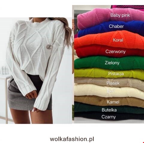 Sweter damskie 2447 Mix kolor Standard (Towar Tureckie) 1