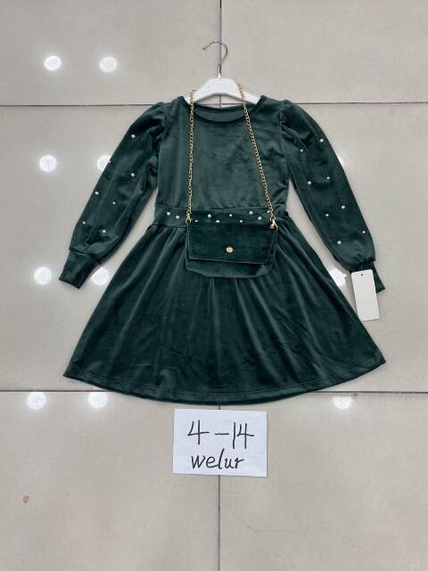 Sukienki dziewczęce 2684 1 kolor 4-14 1