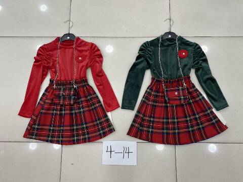 Sukienki dziewczęce 2685 1 kolor 4-14 1