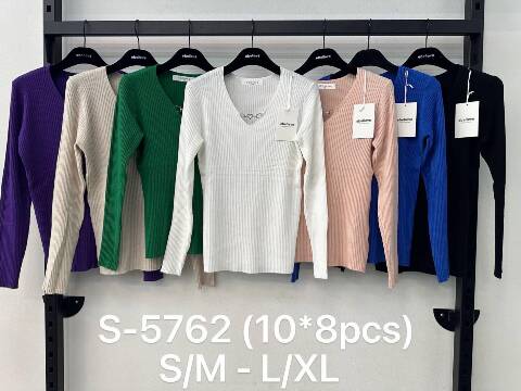 Sweter damskie SM-5762 Mix kolor S/M-L/XL 1