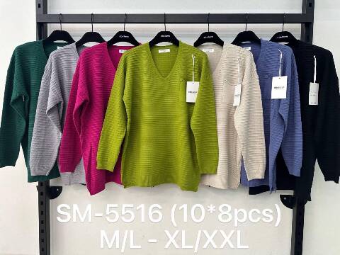 Sweter damskie SM-5616 Mix kolor M-2XL 1