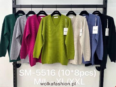 Sweter damskie SM-5616 Mix kolor M-2XL 1