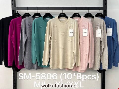Sweter damskie SM-5806 Mix kolor M-2XL 1