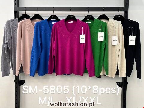Sweter damskie SM-5805 Mix kolor M-2XL 1