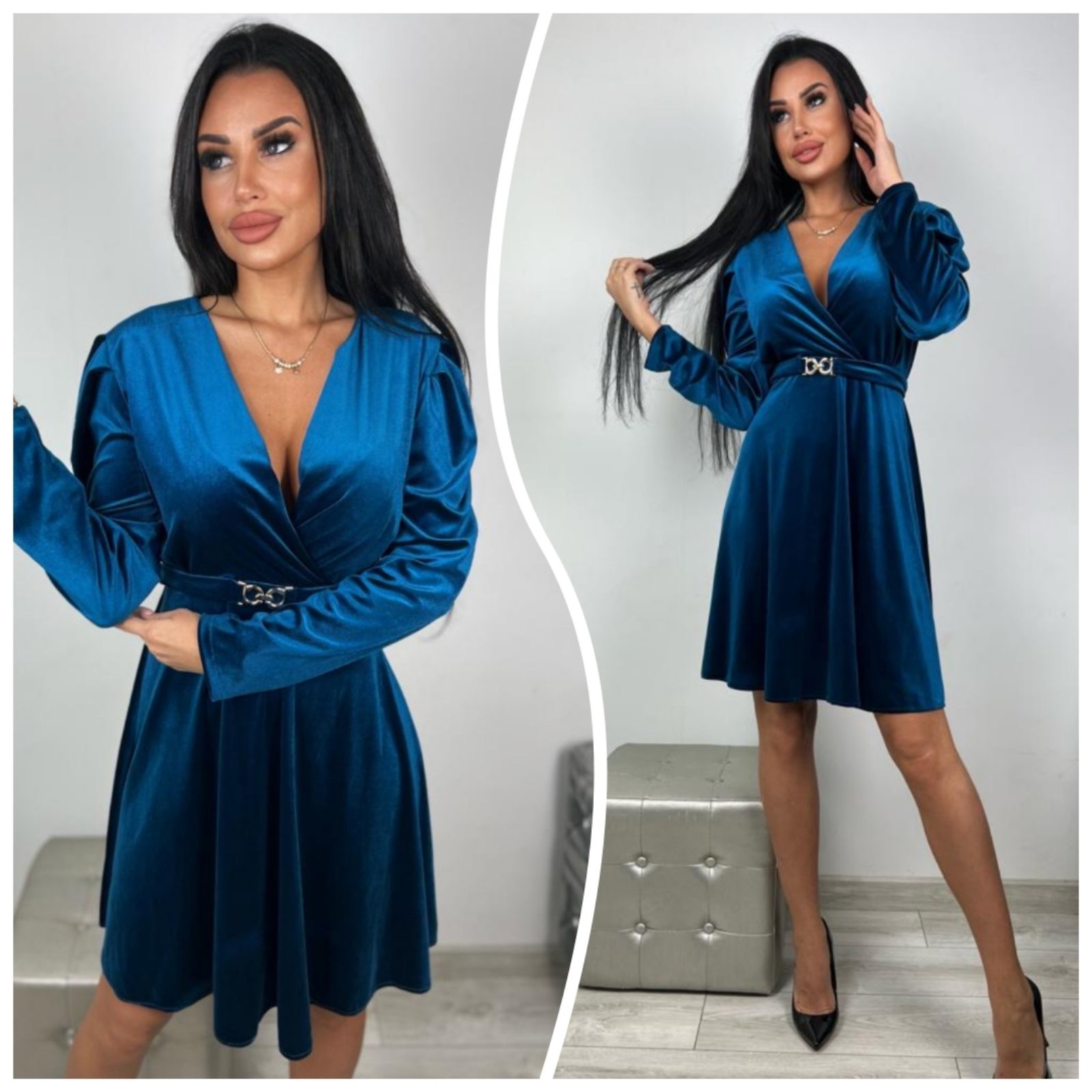 Sukienka damskie 3322 1 kolor M-2XL (Towar Ploskie)