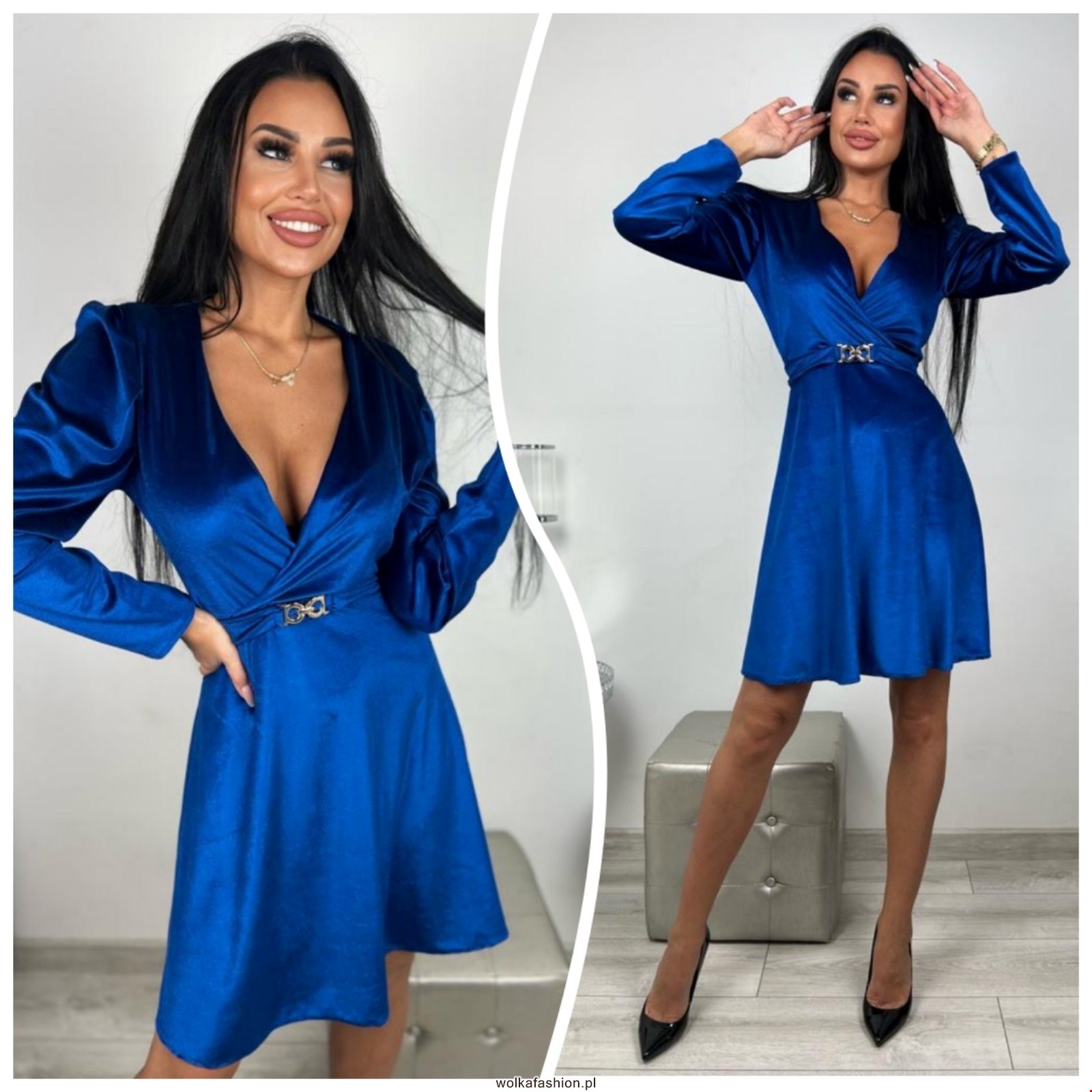 Sukienka damskie 3324 1 kolor M-2XL (Towar Ploskie) 1