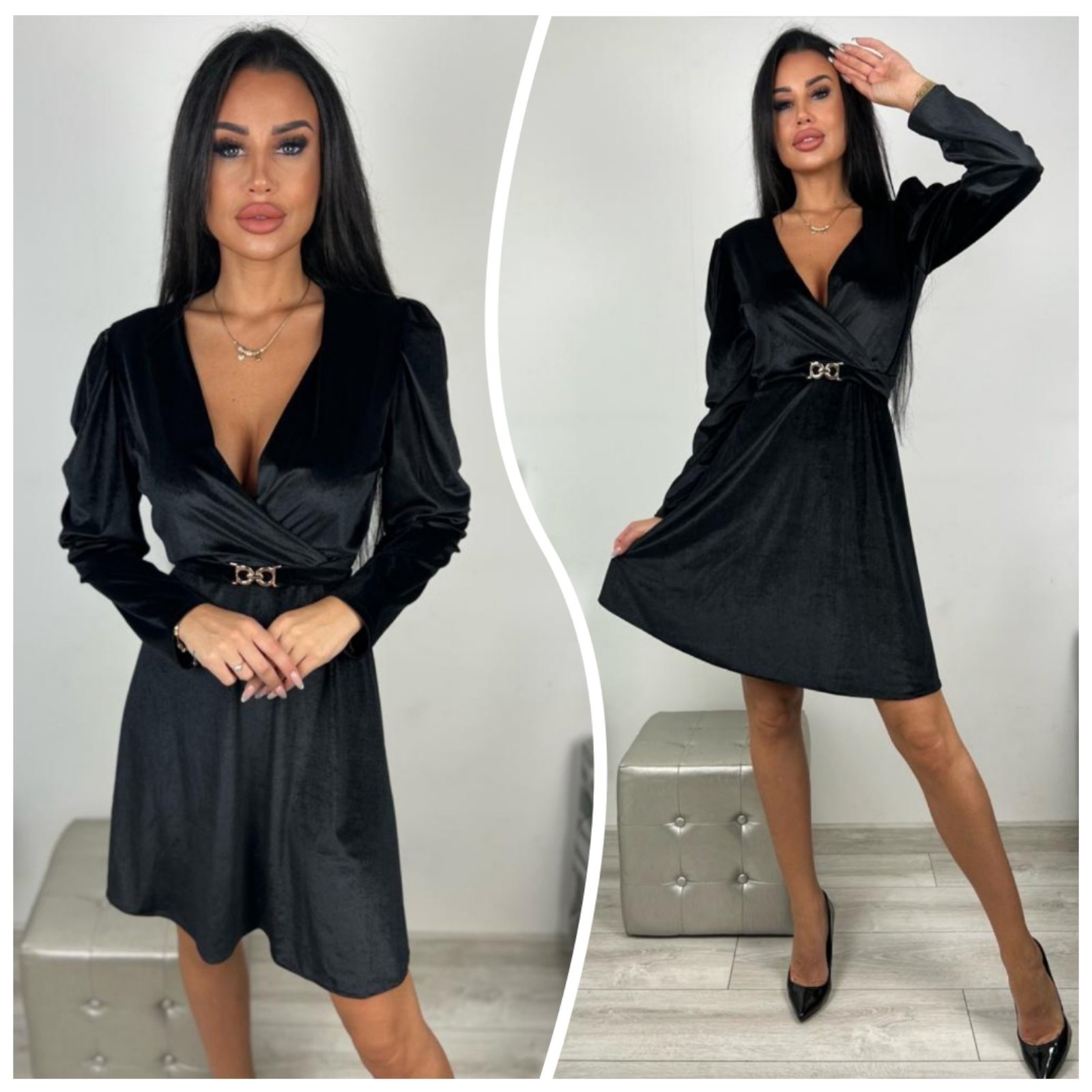 Sukienka damskie 3326 1 kolor M-2XL (Towar Ploskie) 1