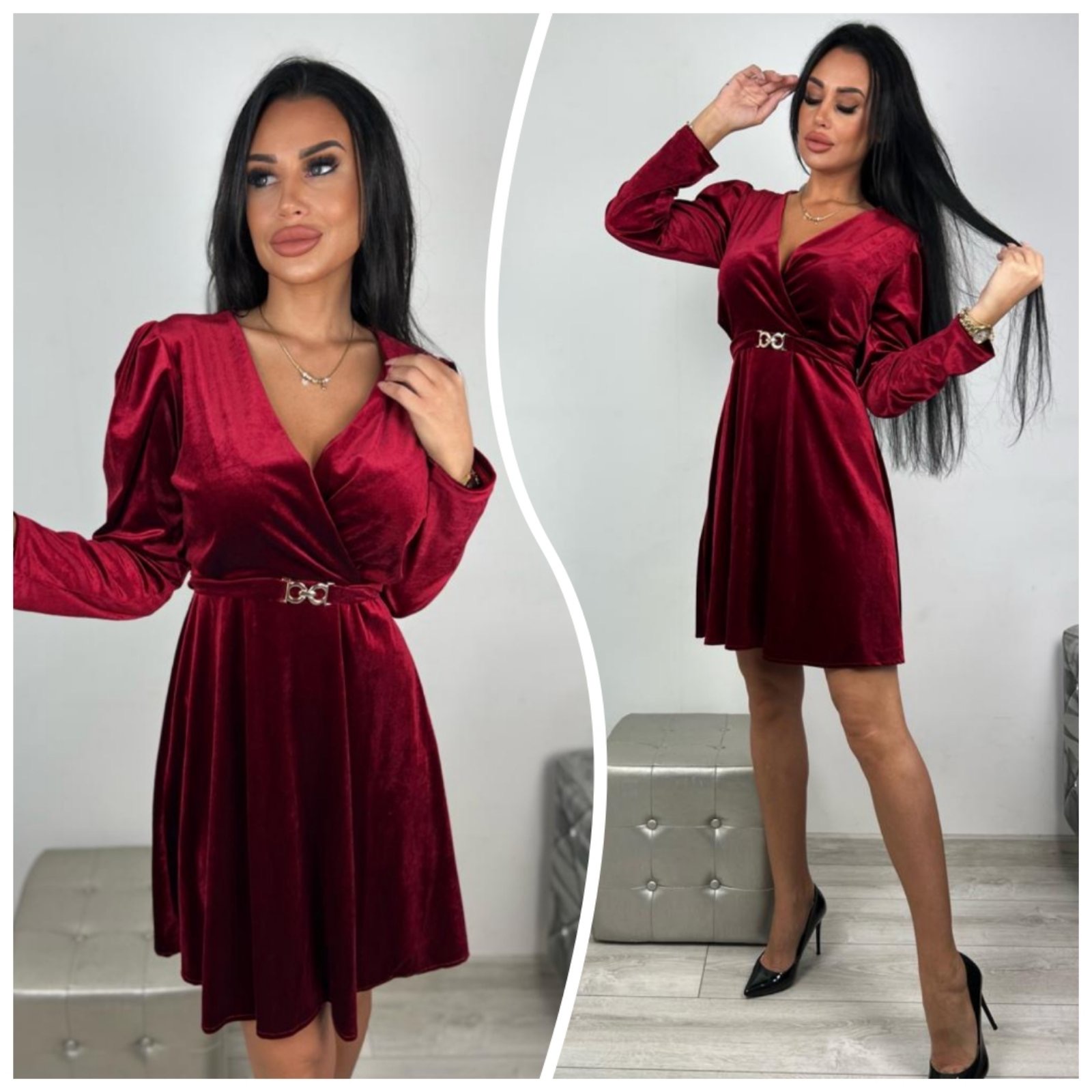 Sukienka damskie 3327 1 kolor M-2XL (Towar Ploskie) 1