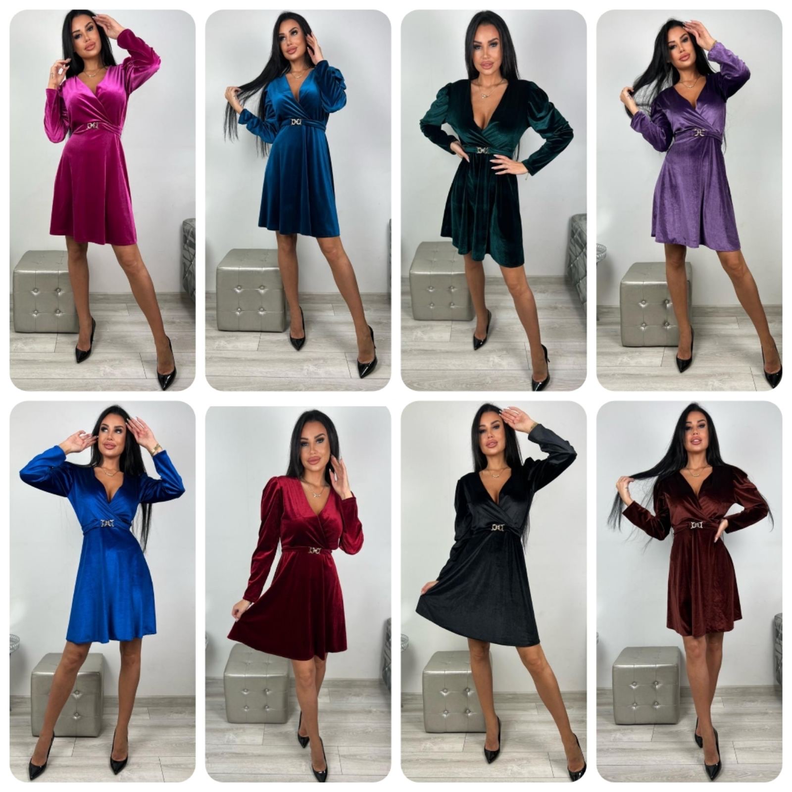 Sukienka damskie 3328 1 kolor M-2XL (Towar Ploskie) 1