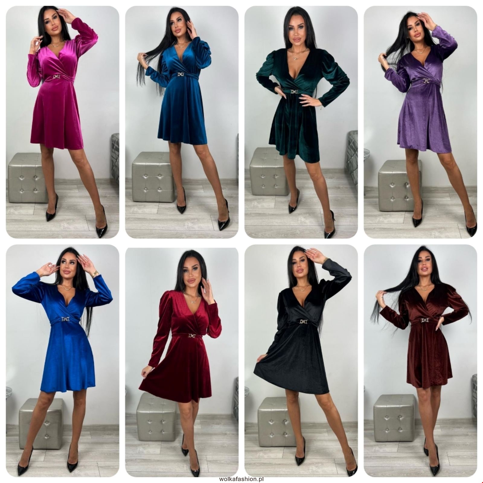 Sukienka damskie 3328 1 kolor M-2XL (Towar Ploskie) 1