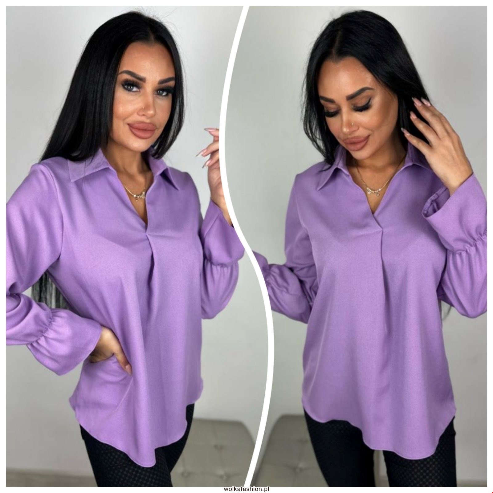 Bluzka damskie 3332 1 kolor M-2XL (Towar Ploskie) 1