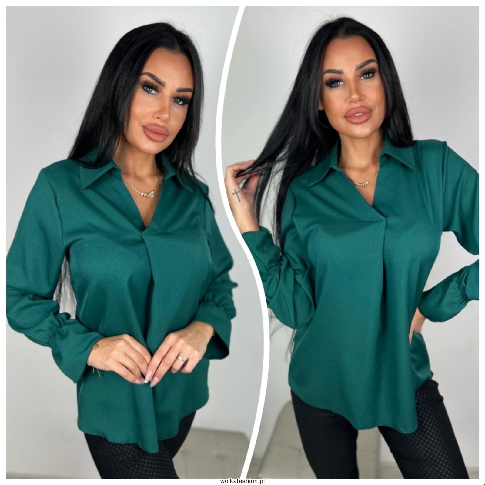 Bluzka damskie 3334 1 kolor M-2XL (Towar Ploskie) 1