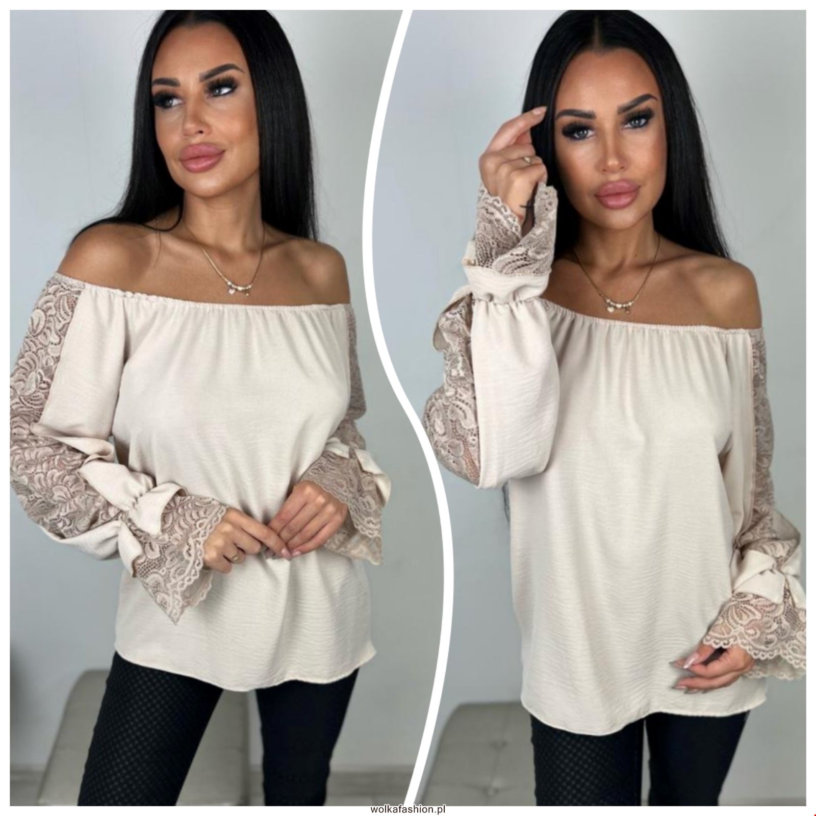 Bluzka damskie 3337 1 kolor L-3XL (Towar Ploskie) 1
