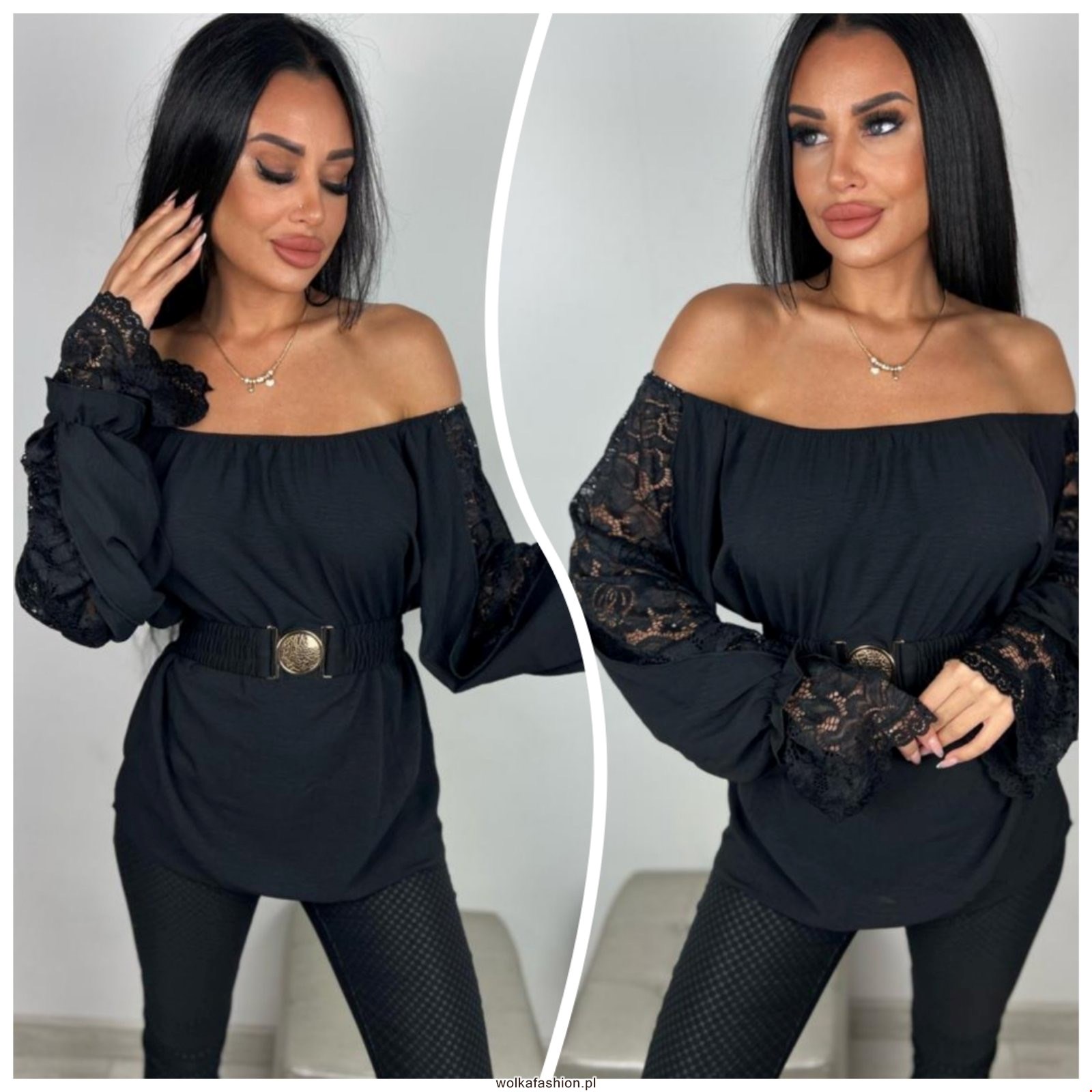 Bluzka damskie 3341 1 kolor L-3XL (Towar Ploskie) 1