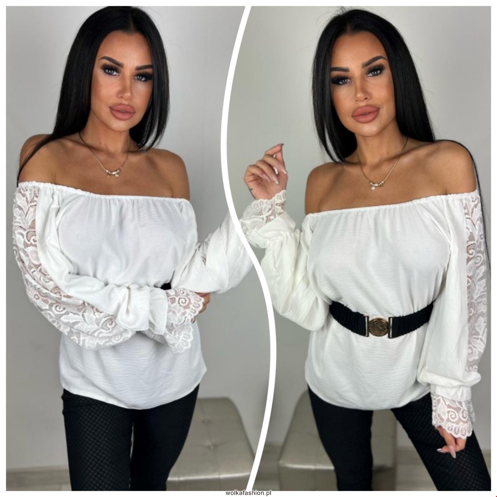 Bluzka damskie 3342 1 kolor L-3XL (Towar Ploskie) 1