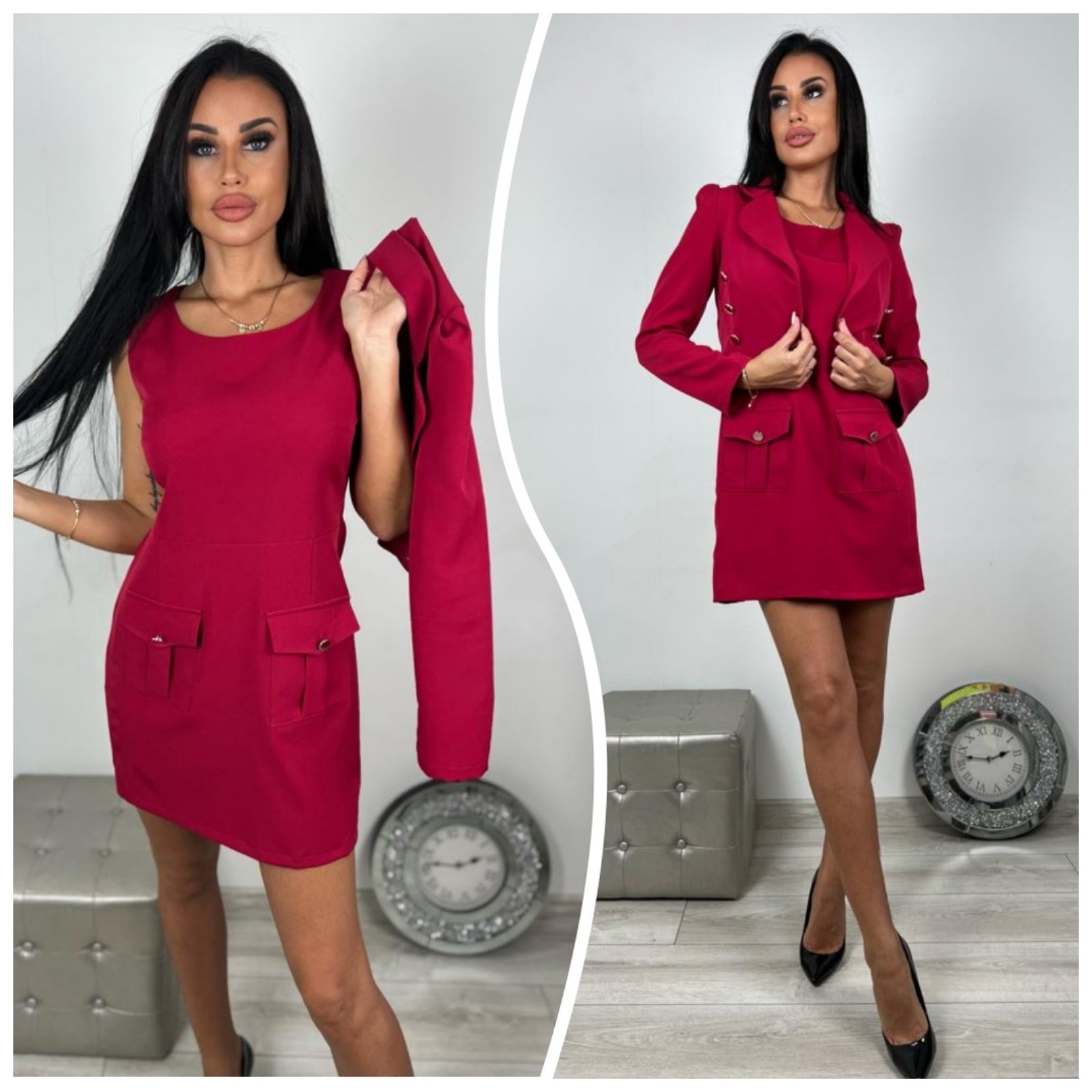 Komplet damskie 3344 1 kolor S-XL (Towar Ploskie)