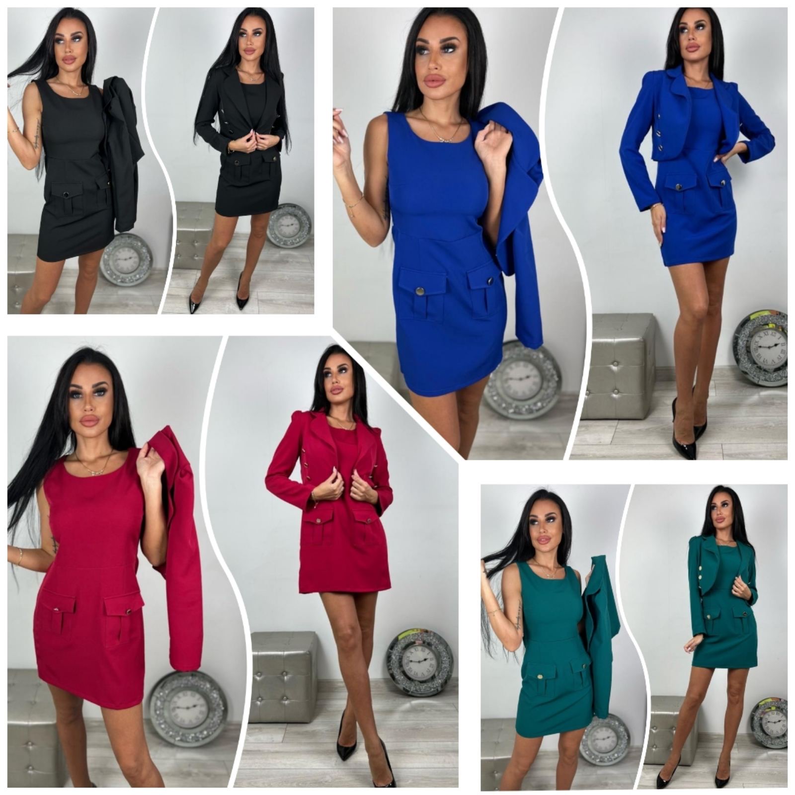 Komplet damskie 3348 1 kolor S-XL (Towar Ploskie)