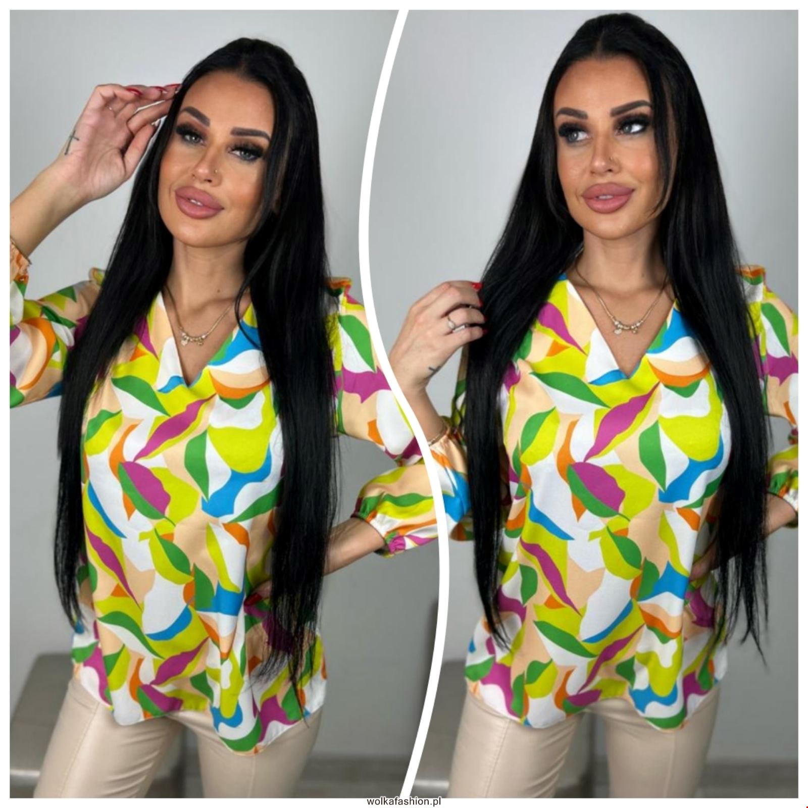 Bluka damskie 3350 Mix kolor M-2XL (Towar Ploskie) 1