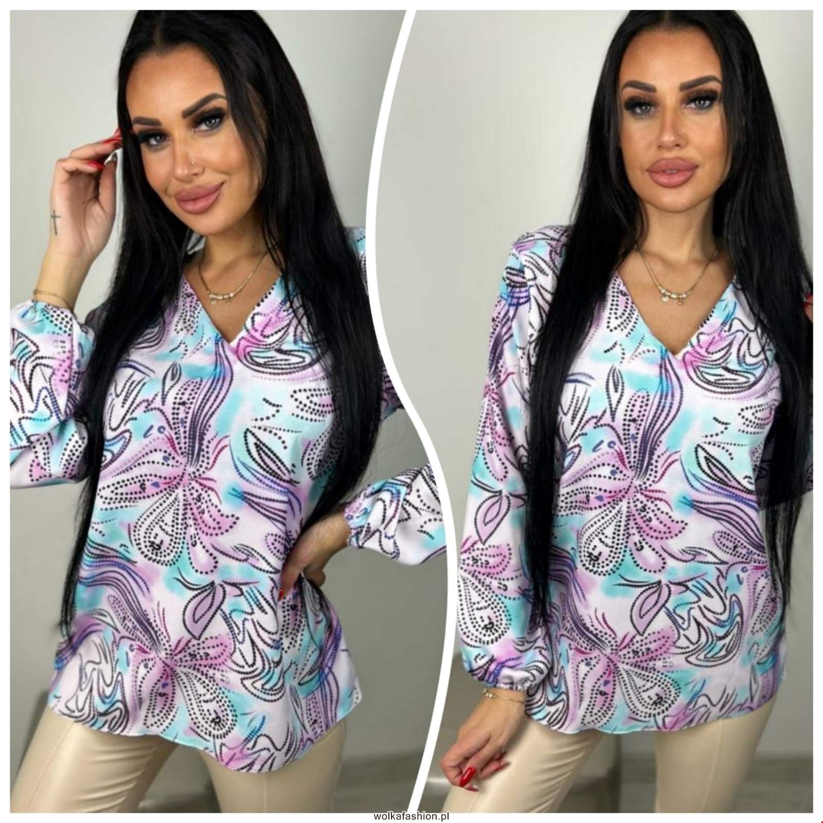 Bluka damskie 3354 1 kolor M-2XL (Towar Ploskie) 1
