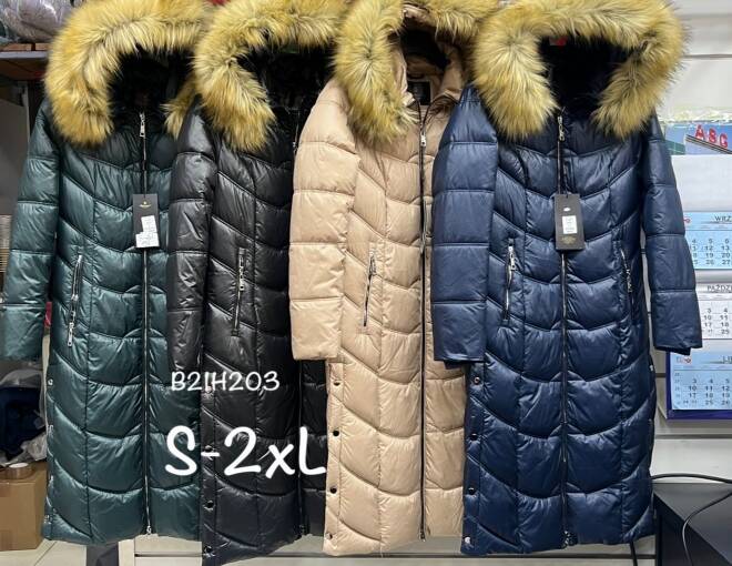 Płaszcze damskie B21H203 1 kolor  S-2XL 1