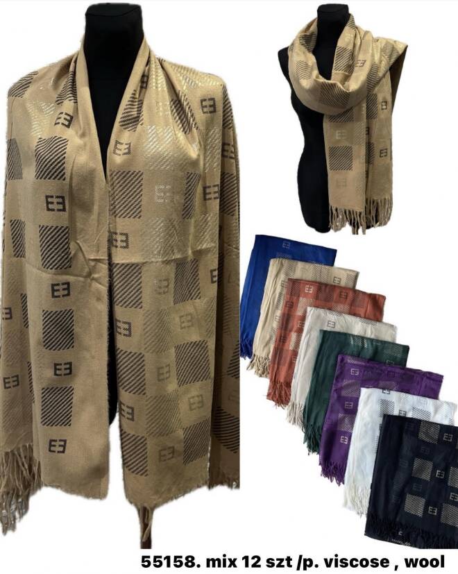 Szaliki damskie 55158 Mix KOLOR  Standard 1