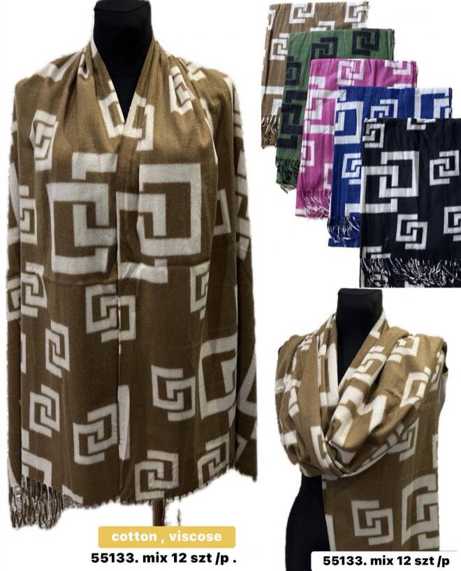 Szaliki damskie 55133 Mix KOLOR  Standard 1