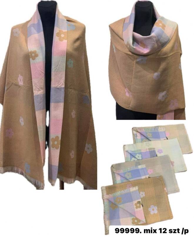 Szaliki damskie 99999 Mix KOLOR  Standard 1