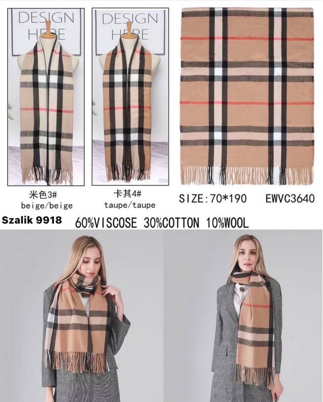 Szaliki damskie 9918 Mix KOLOR  Standard 1