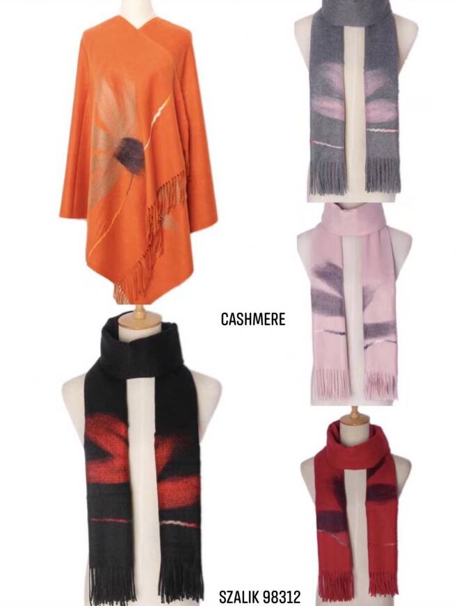 Szaliki damskie 98312 Mix KOLOR  Standard 1